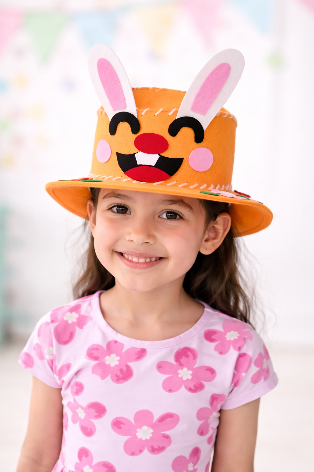 DIY Bunny Felt Hat Craft Kit for Kids 🐰🎨